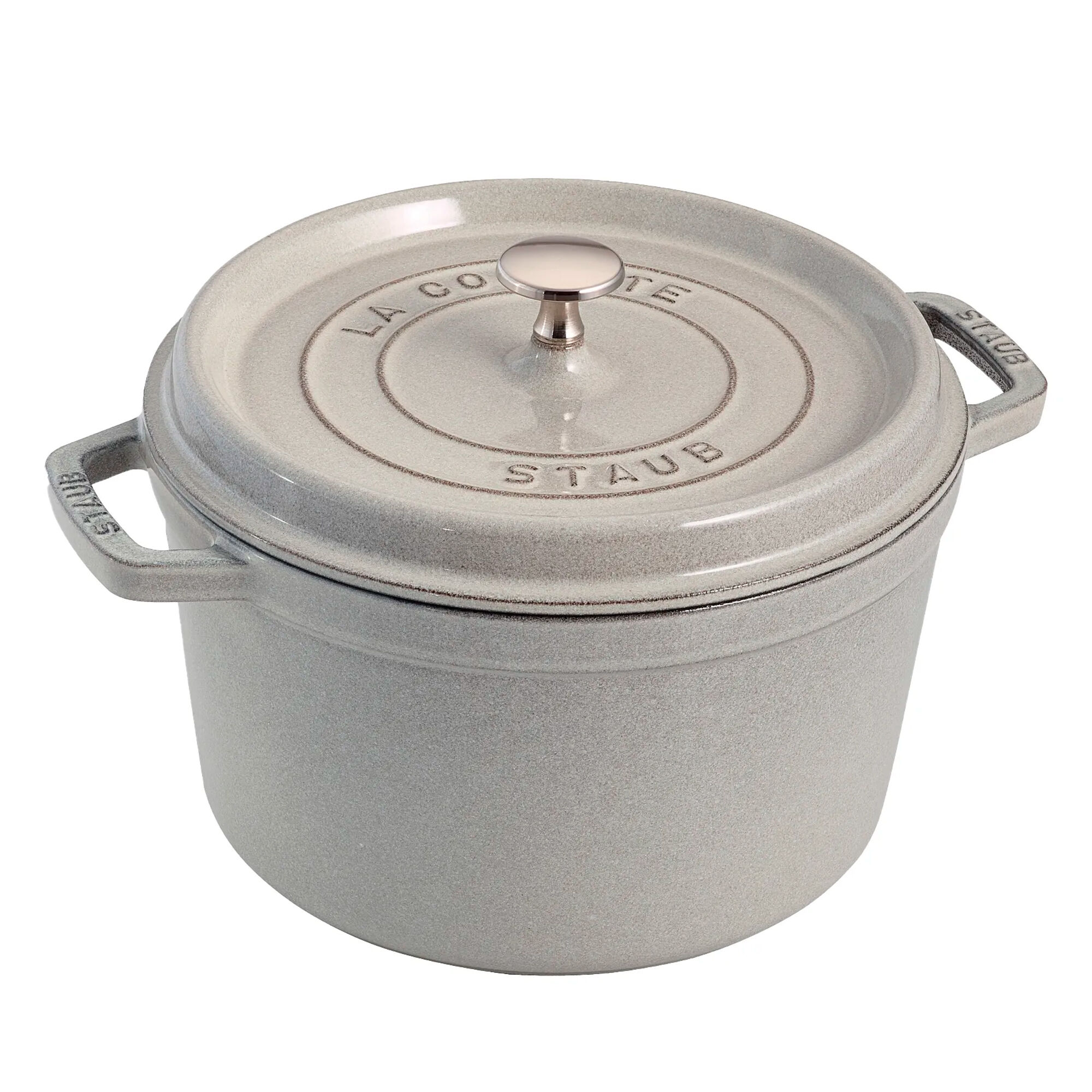 Staub La Cocotte Dyb Støbejernsgryde 24 Cm  Hvid