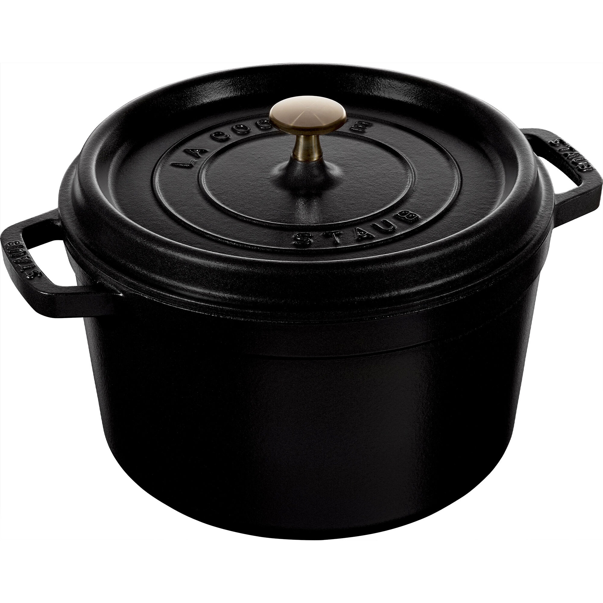 Staub La Cocotte Dyb Støbejernsgryde 24 Cm  Sort