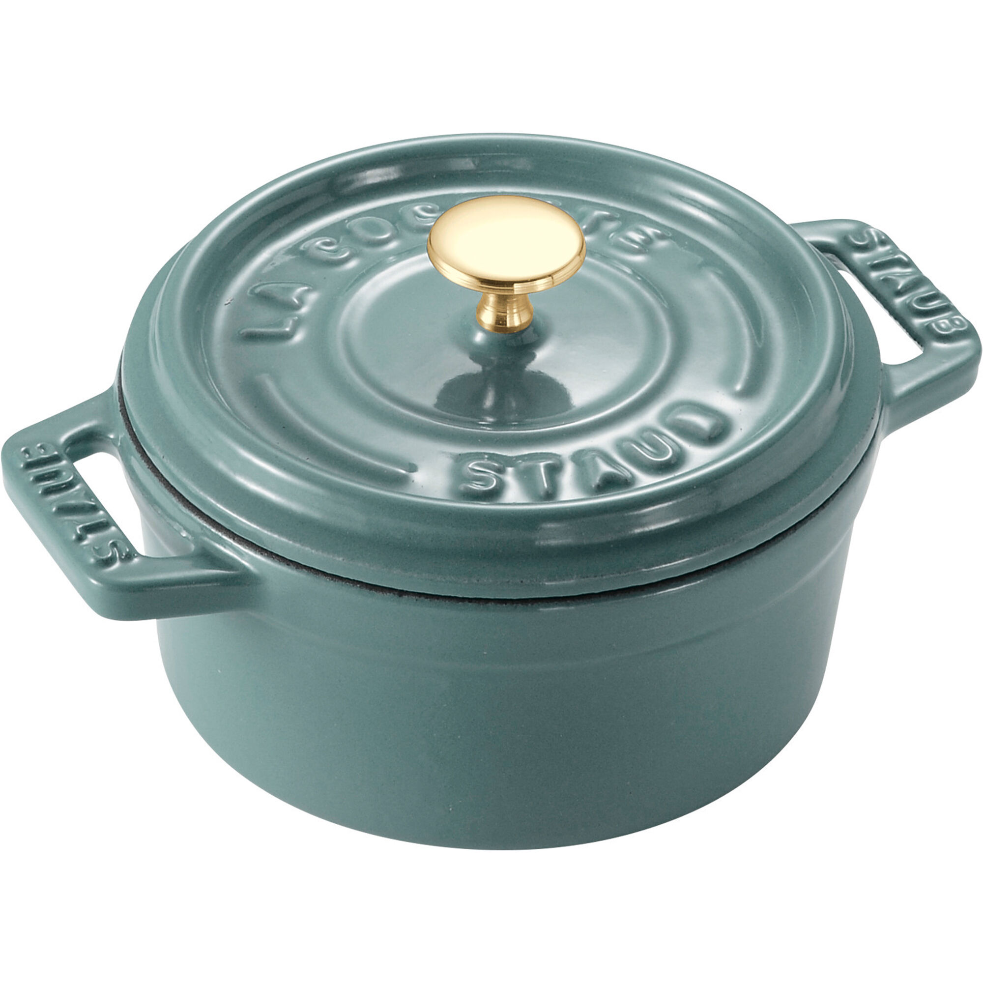 Staub La Cocotte Minigryde 10 Cm  Eukalyptusgrøn