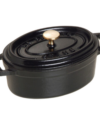 Staub La Cocotte Oval Cocotte 11cm    25 Liter  Sort