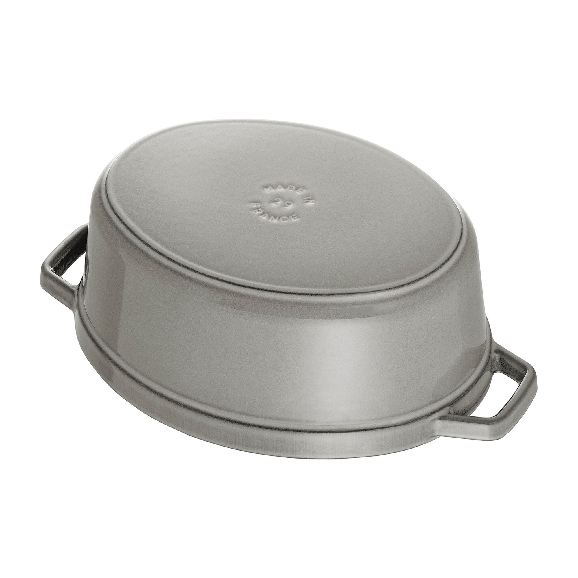 Staub La Cocotte Oval Støbejernsgryde 17 Cm     Liter  Grafitgrå