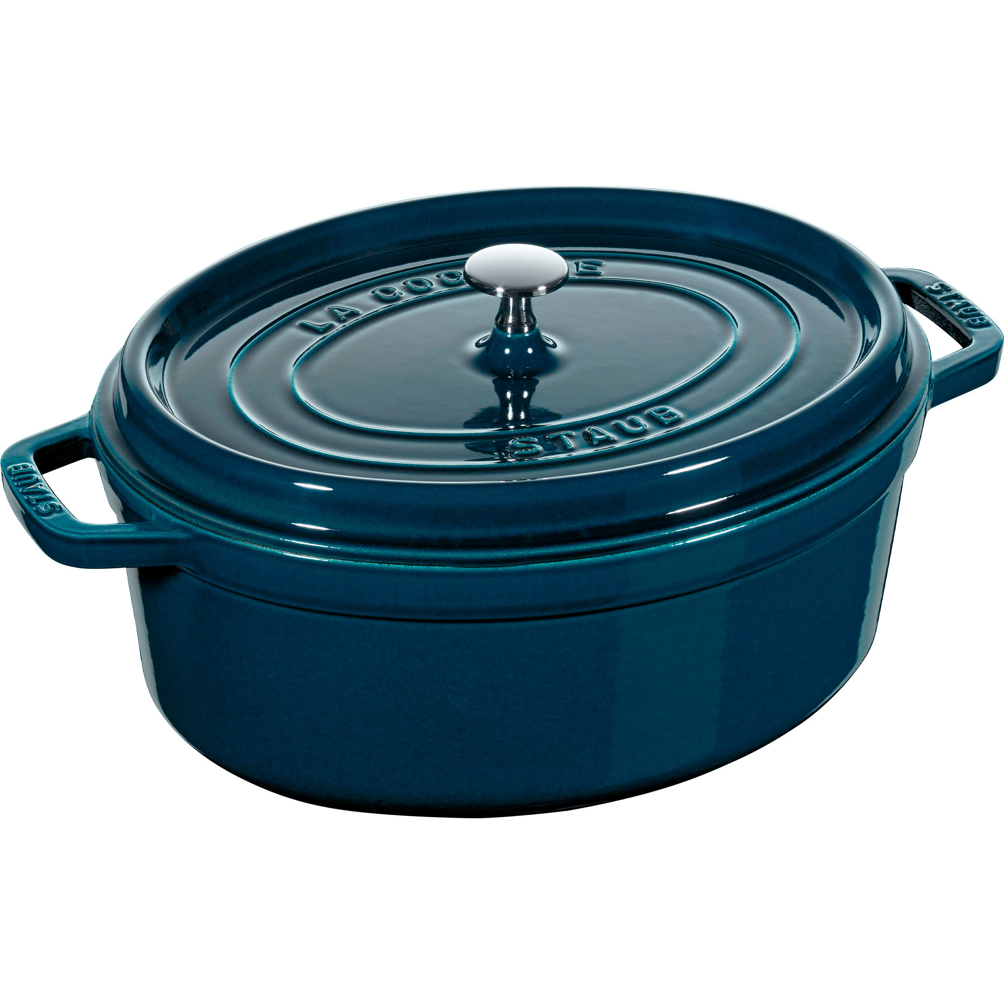 Staub La Cocotte Oval Støbejernsgryde   Liter  La Mer