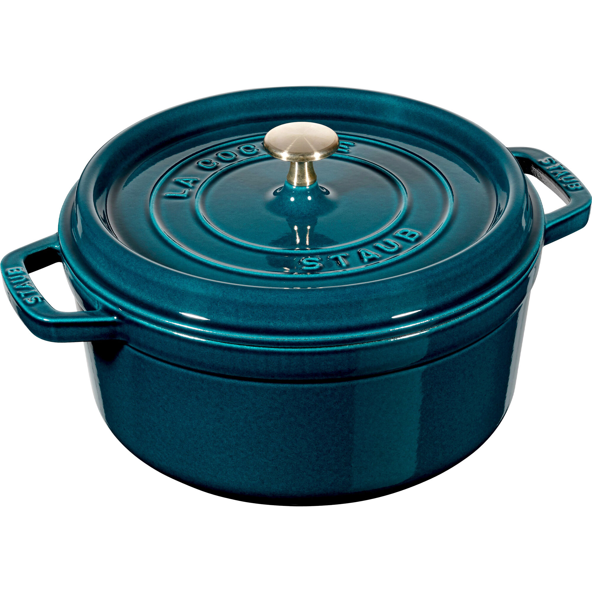 Staub La Cocotte Rund Støbejernsgryde 24 Cm          La Mer