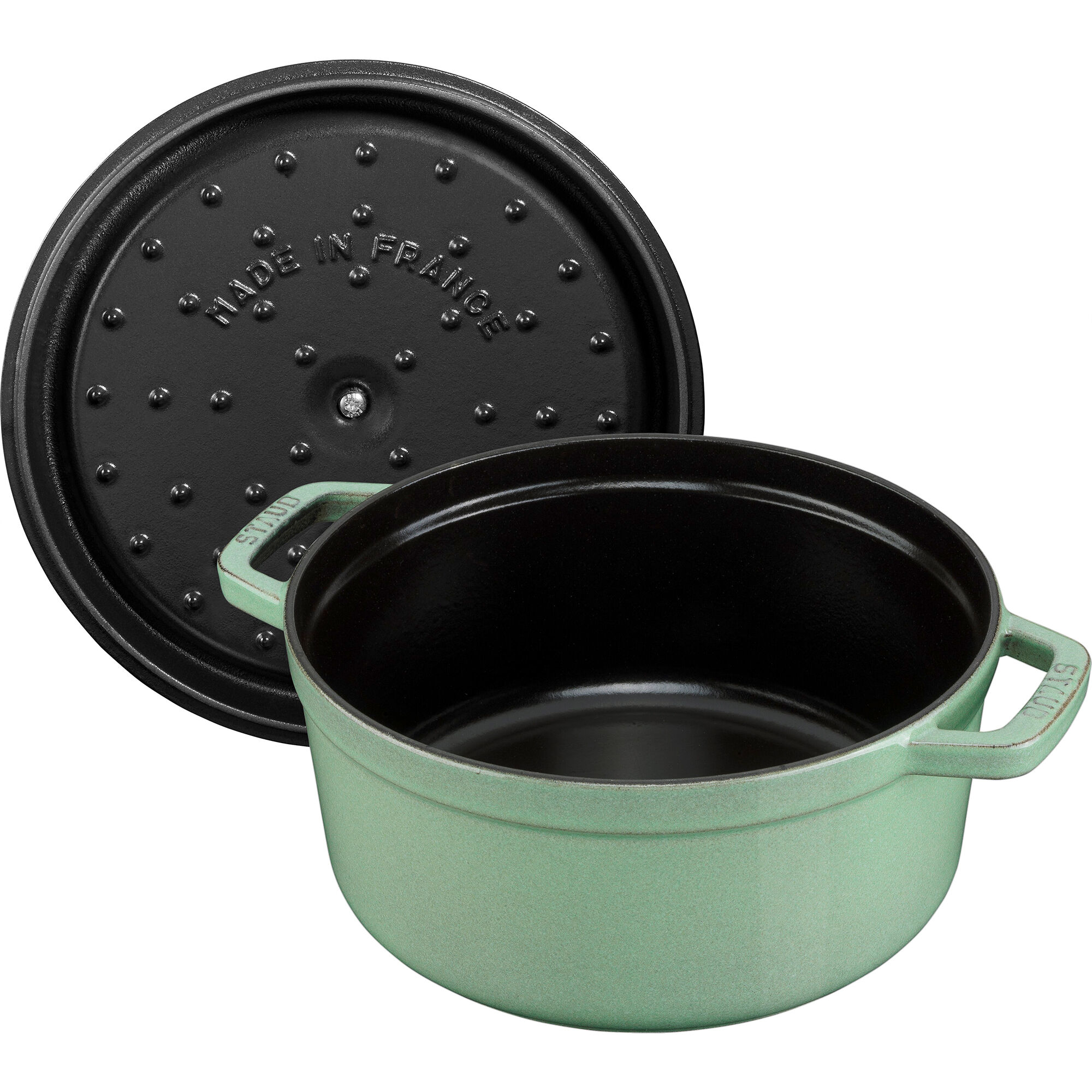 Staub La Cocotte Rund Støbejernsgryde 20 Cm       Liter  Salviegrøn