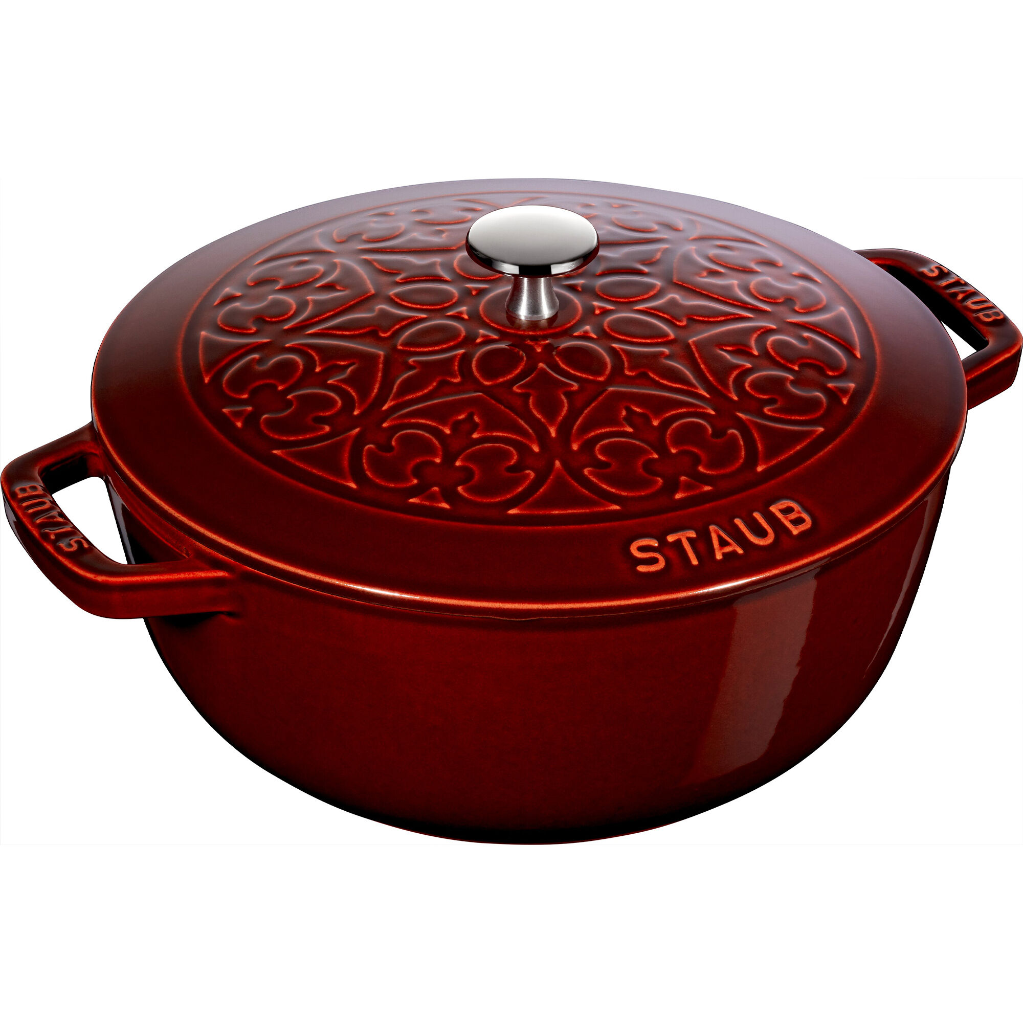 Staub La Cocotte Støbejernsgryde 24 Cm       Liter  Grenadinrød