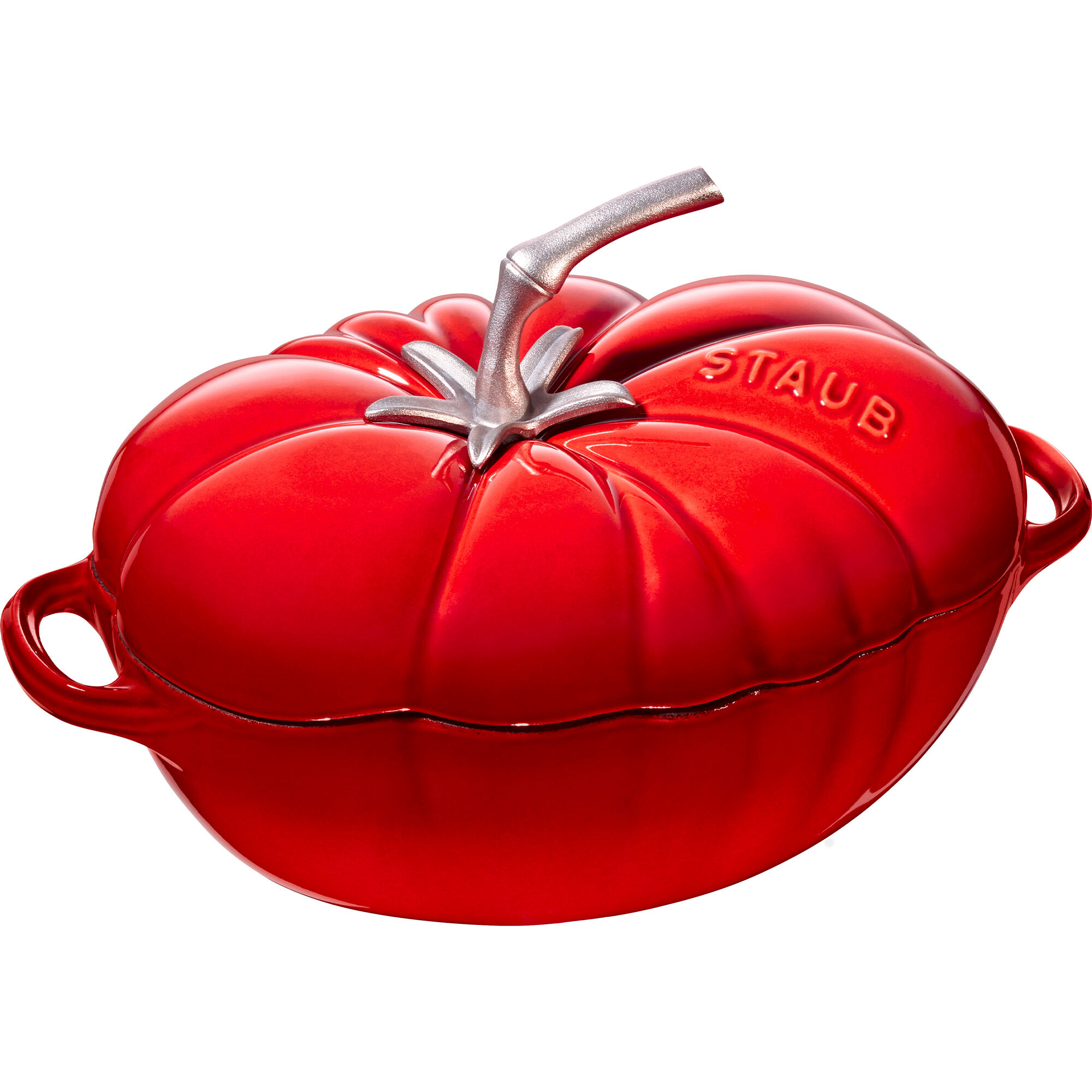 Staub La Cocotte Støbejernsgryde Tomat     Liter  Kirsebærrød