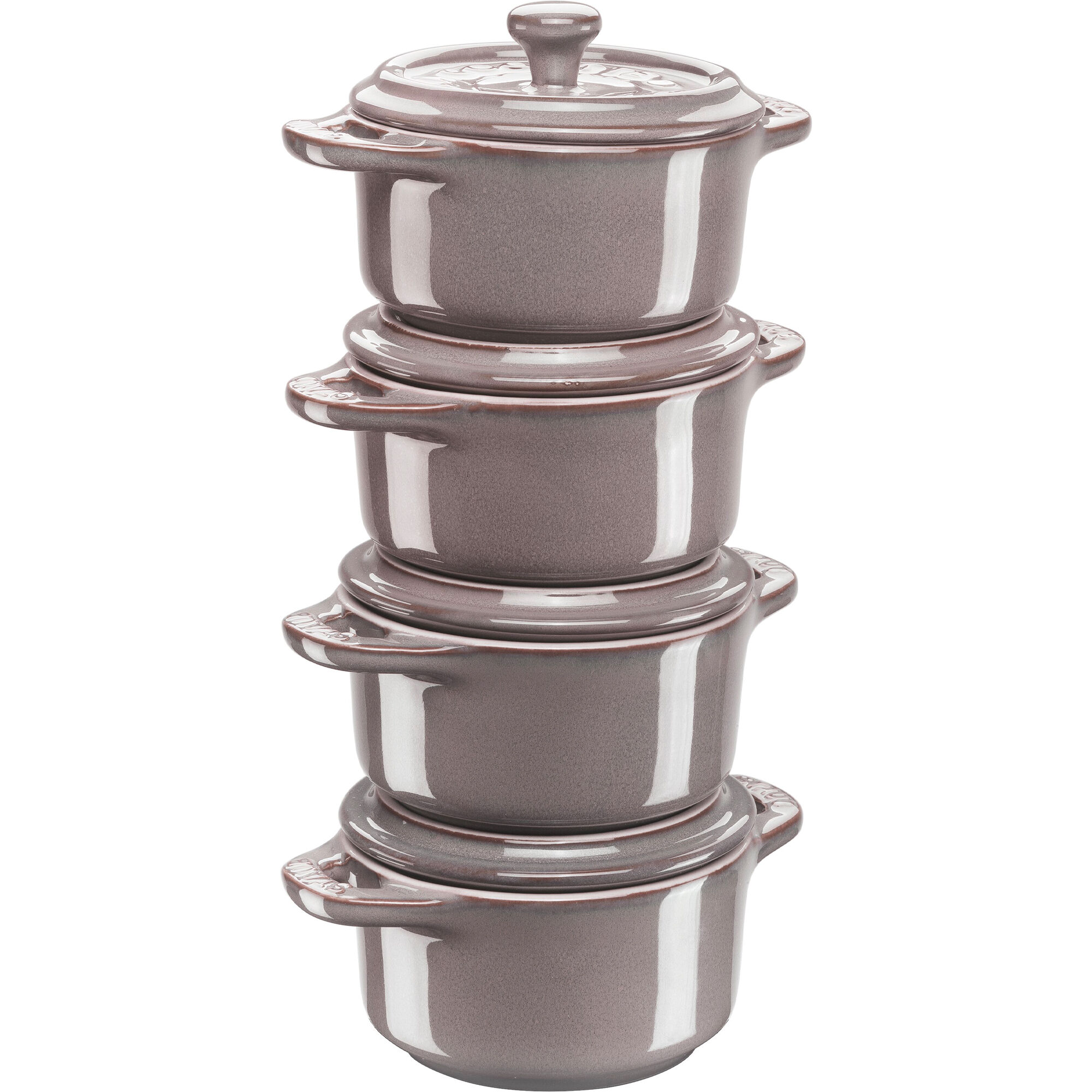 Staub Mini-cocotte Grydesæt  -pak  Grå