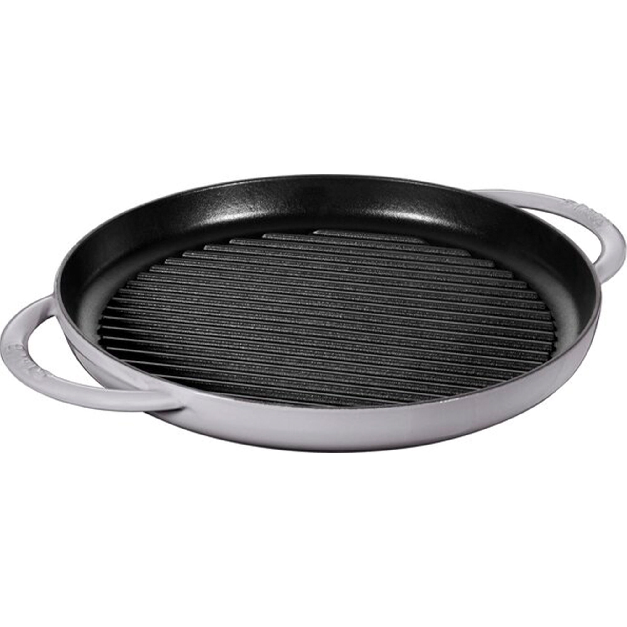 Staub Pure Grillpande   Støbejern 30 Cm  Grafitgrå
