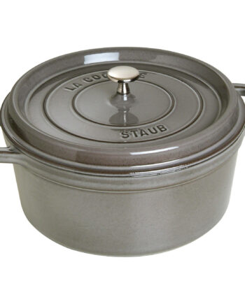 Staub Rund Gryde 28 Cm     Liter Grafitgrå