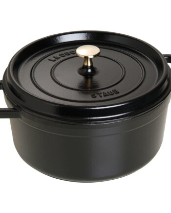 Staub Rund Gryde 26 Cm     Liter Sort