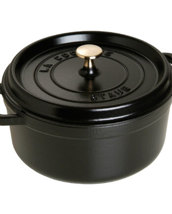 Staub Rund Gryde 24 Cm     Liter Sort