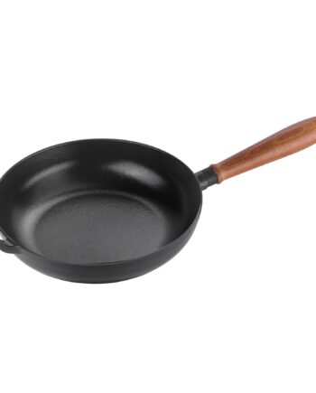 Staub Vintage Stegepande Med Træhåndtag 24 Cm