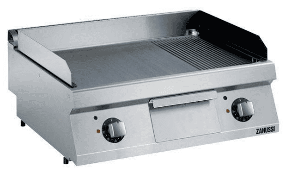 Stegeplade Evo700 Glat Rillet Elektrisk 730x540mm Zanussi