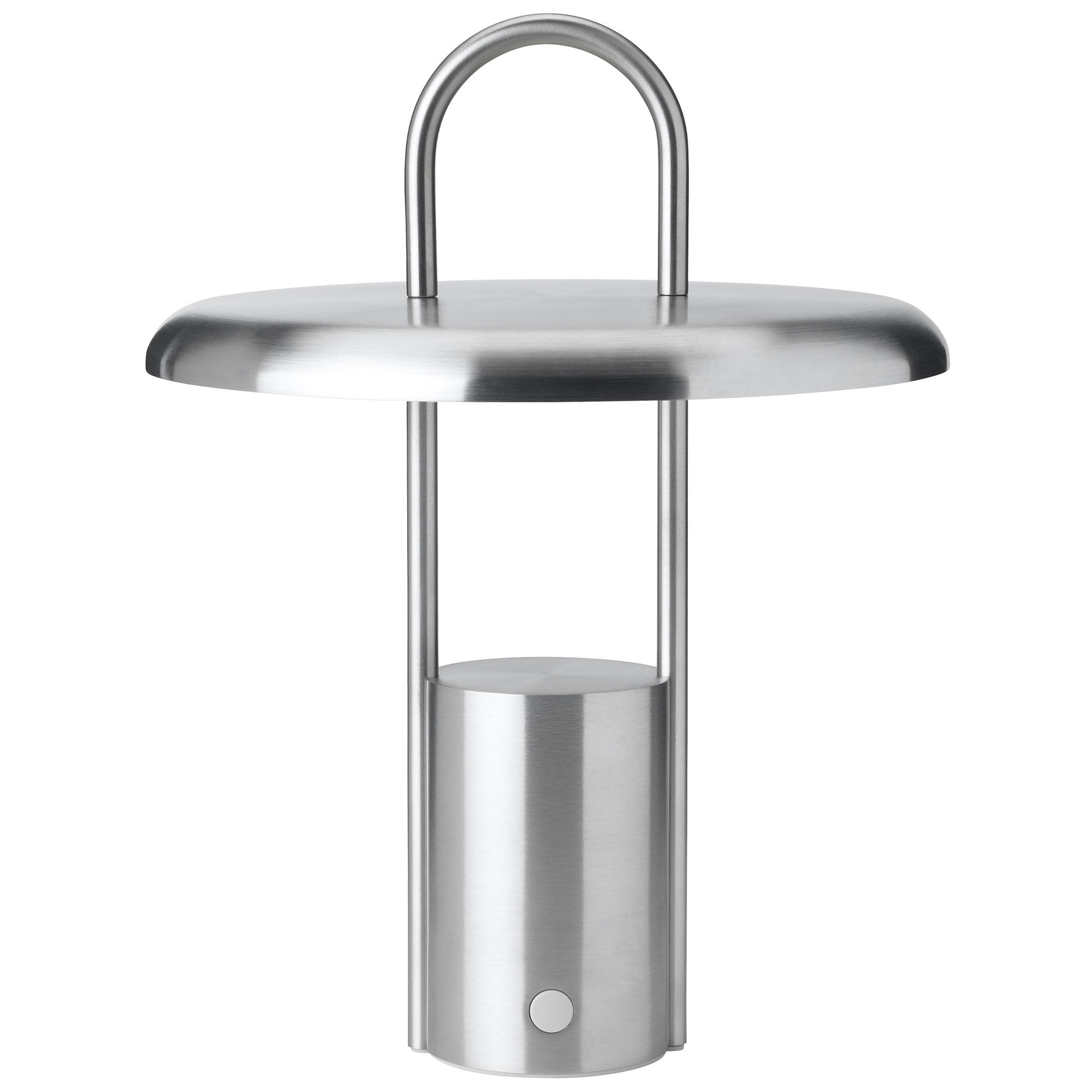 Stelton Pier Transportabel Led-lampe 25 Cm  Børstet Stål