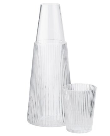 Stelton Pilastro Karaffel Med Glas    Liter  Klar