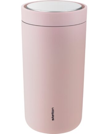 Stelton To Go Click Steel Termokop     Liter  Soft Rose