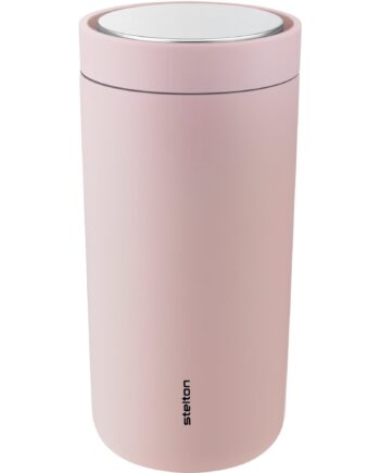 Stelton To Go Click Steel Termokop     Liter  Soft Rose