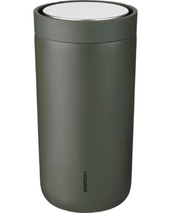 Stelton To Go Click Termokop     Liter  Stål  Soft Dark Forest