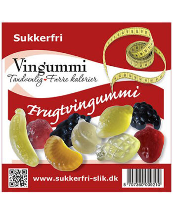 Sukkerfri Frugtvingummi Glutenfri