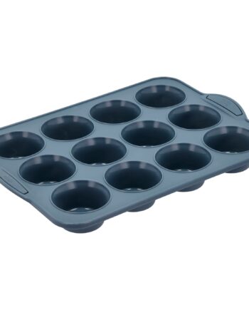 Tareq Taylor Pecan Muffinform 12 Stk  33x24x4 Cm  Indigo