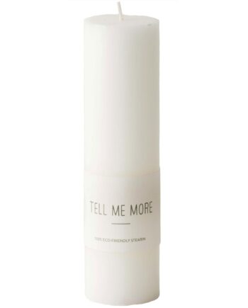 Tell Me More Bloklys Stearin  4x15 Cm  Medium