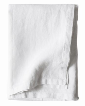 Tell Me More Dug   Hør 145   270 Cm  Bleached White