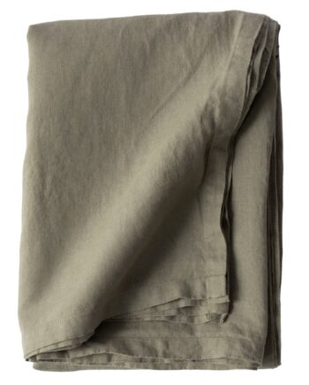 Tell Me More Dug   Hør 145   270 Cm  Olive