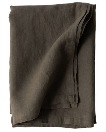 Tell Me More Dug   Hør 145   270 Cm  Taupe