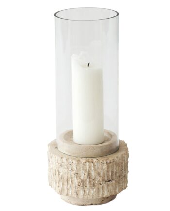 Tell Me More Travertine Lysestage 13x13 Cm