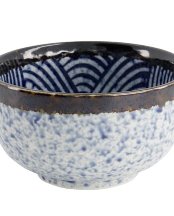 Tokyo Design Studio Aisai Seigaiha Bowl 550ml