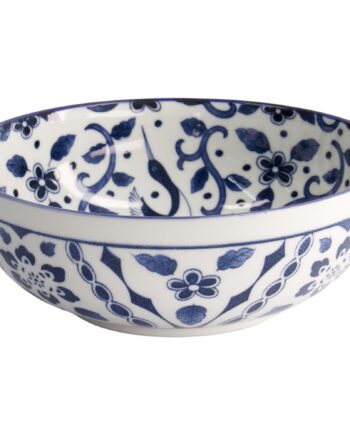 Tokyo Design Studio Blue Maizuru Skål ø20 Cm  Blå Hvid