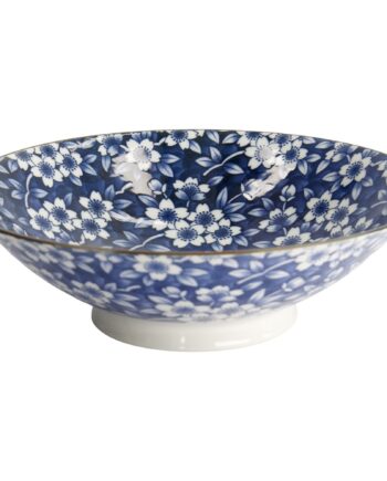 Tokyo Design Studio Blue Sakura Ramenskål   600 Ml