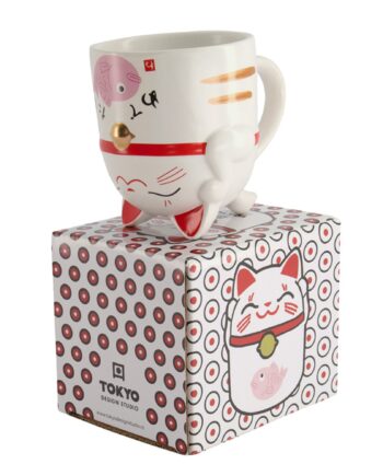 Tokyo Design Studio Kawaii Lucky Cat Krus 35 Cl  Pink
