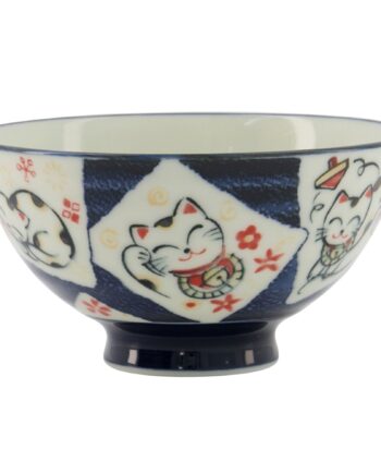 Tokyo Design Studio Kawaii Skål 11 Cm  Cat Blue
