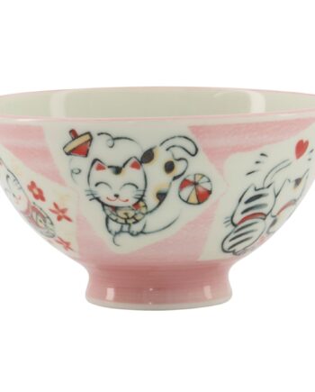 Tokyo Design Studio Kawaii Skål 11 Cm  Cat Pink