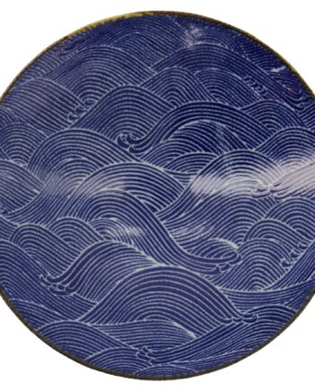 Tokyo Design Studio Seigaiha Blue Skål 24   Cm