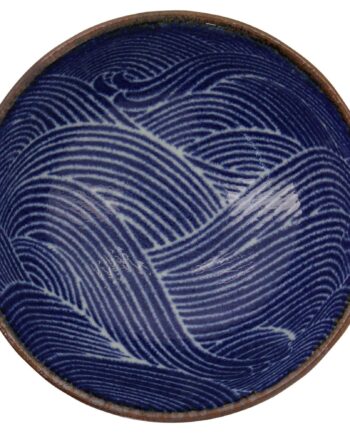 Tokyo Design Studio Seigaiha Blue Skål 12 Cm