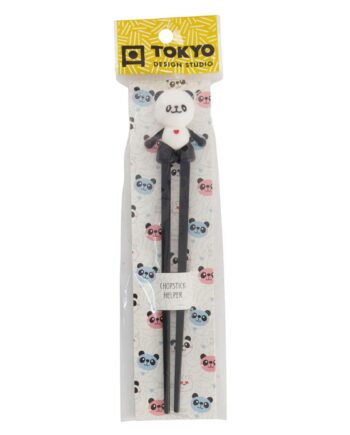 Tokyo Design Studio Spisepinde Til Børn  Sort Panda