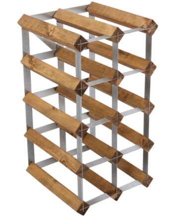 Traditional Wine Rack Vinreol Saml-selv Lys Eg 12 Flasker