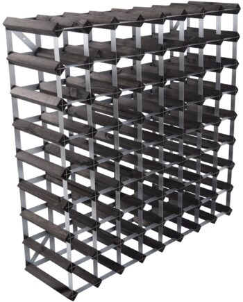 Traditional Wine Rack Vinstativ Black Ash 72 Flasker