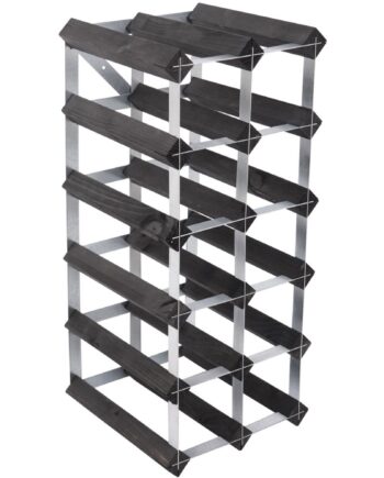 Traditional Wine Rack Vinstativ Black Ash 15 Flasker