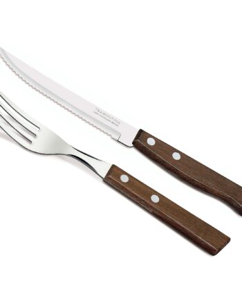 Tramontina Steakbestik 12 Dele  Mørkt Træ