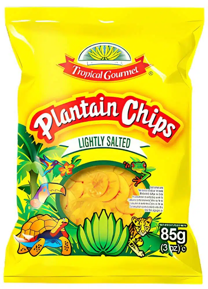 Tropical Gourmet Plantain Chips Saltet 85