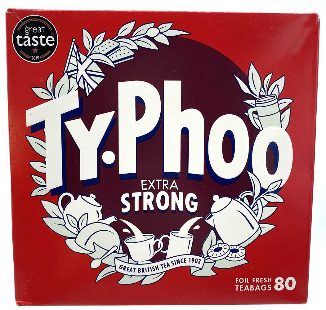 Typhoo Te Ekstra Stærk 80 Stk