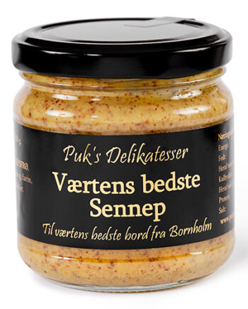 Værtens Bedste Sennep  Puk   Delikatesser