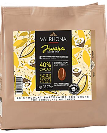 Valrhona Jivara Mælkechokolade 40    Kg