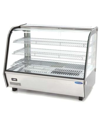 Varmemontre Maxima Deluxe Rustfrit Stål Hot Display 160l