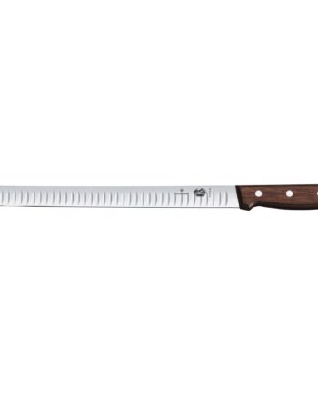 Victorinox Lakse- Og Skinkekniv Olivenskåret Med Maple Wood Skæfte  30cm