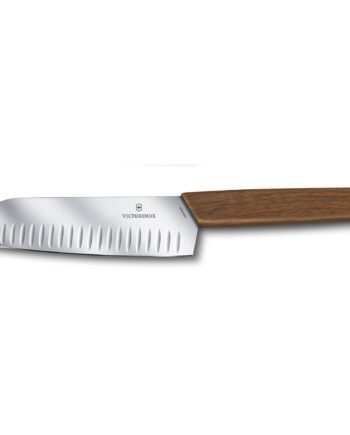 Victorinox Swiss Modern Santokukniv 17 Cm  Valnød