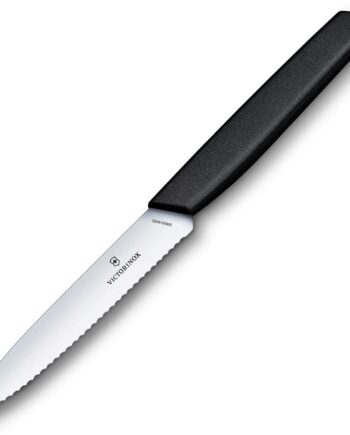 Victorinox Swiss Modern Savtakket Urtekniv 10 Cm  Sort